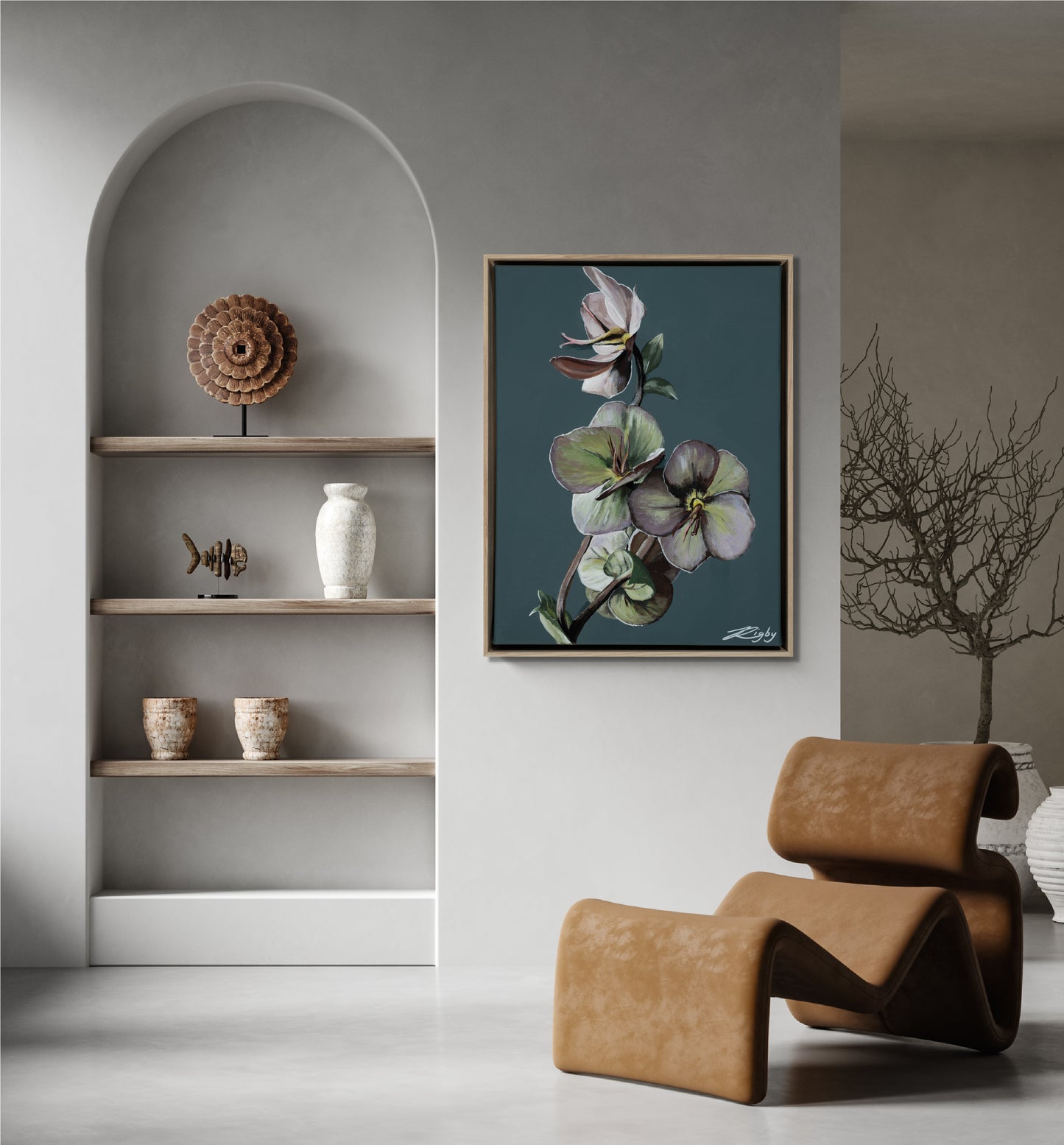 ELLEBORUM CAERULEUM ALTUS - Open Edition Print on Canvas
