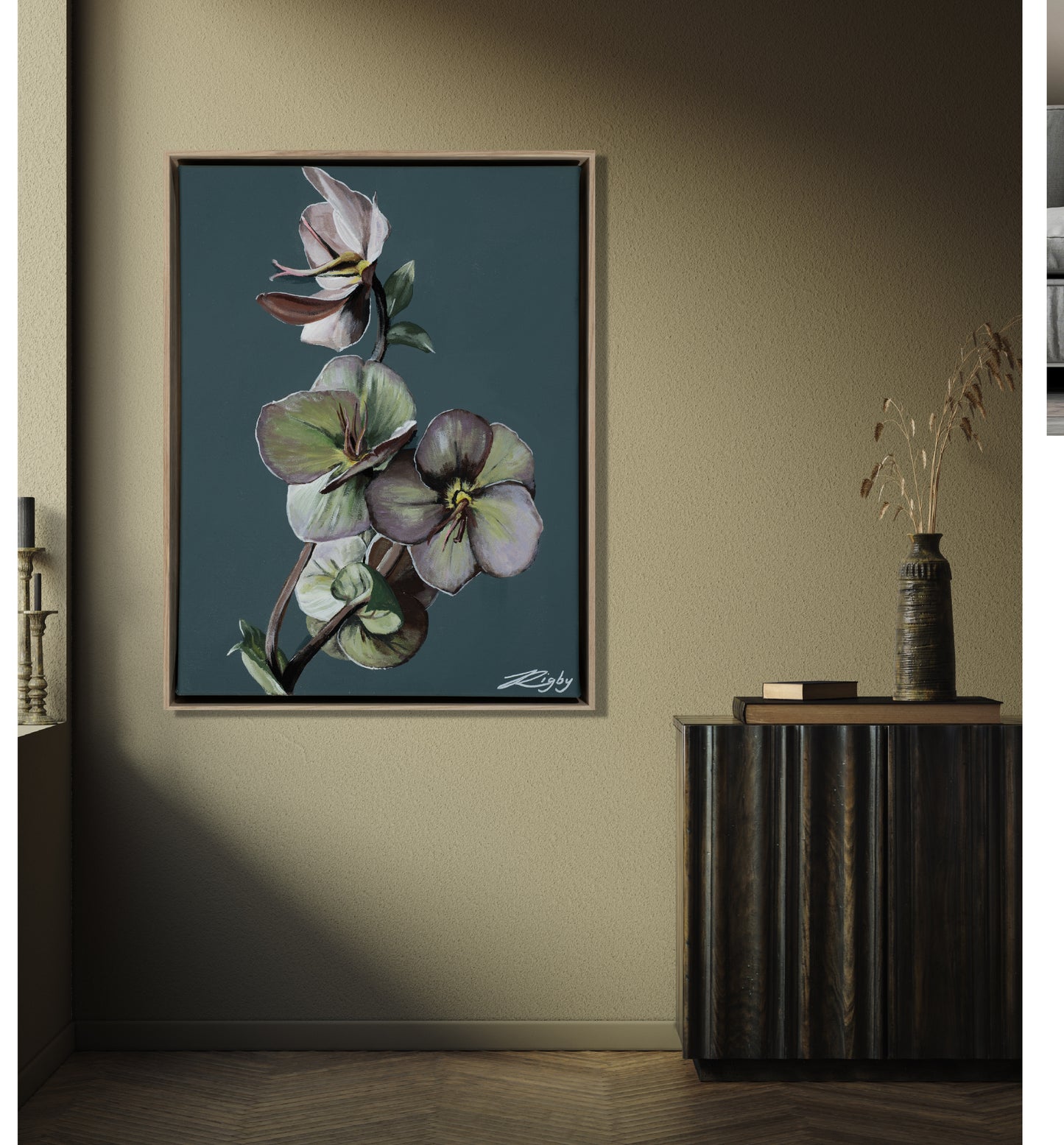 ELLEBORUM CAERULEUM ALTUS - Open Edition Print on Canvas