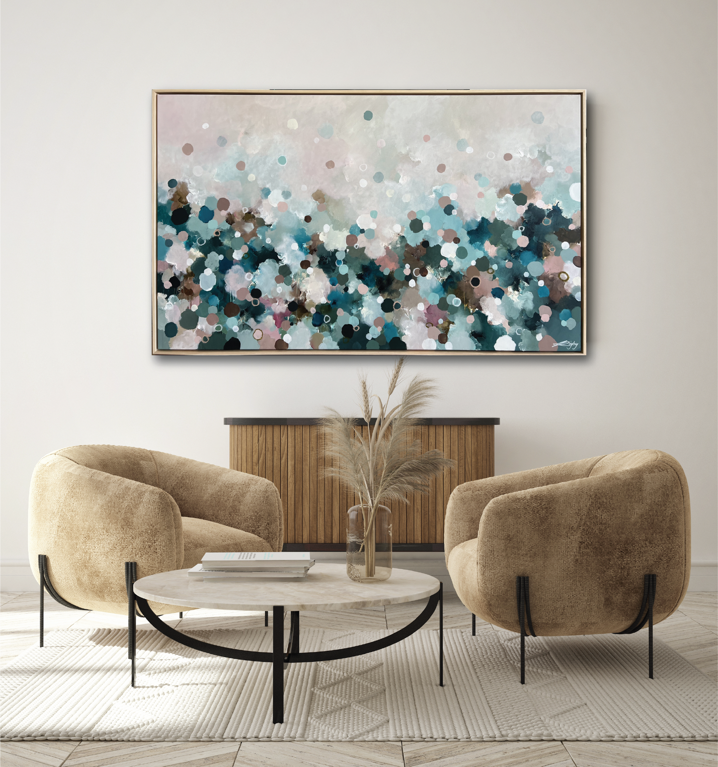 CAERULEAN NEBULA HAZE 155cm x 95cm