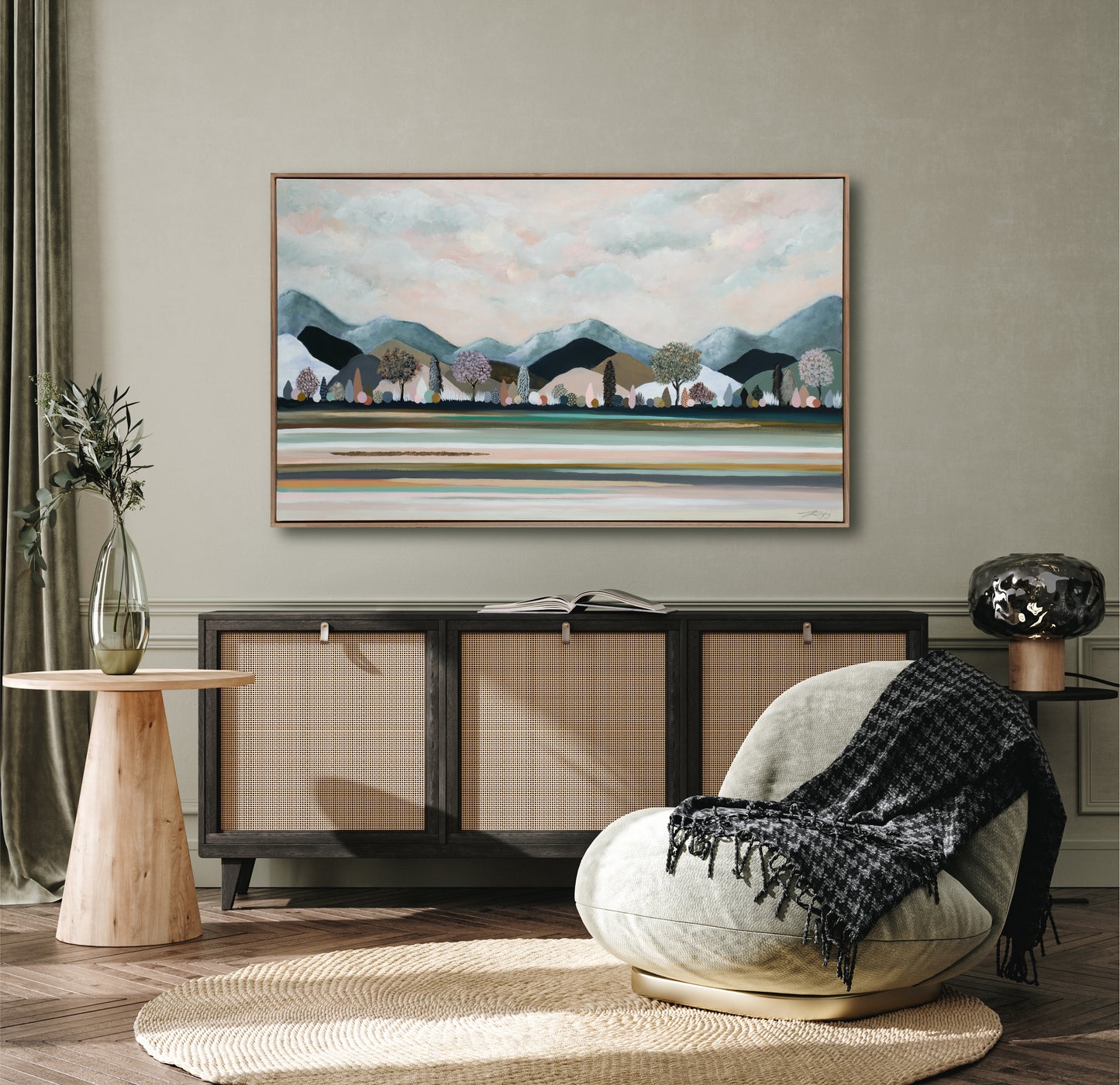 DOMUM MONTEM AURUM - Open Edition Print on Canvas
