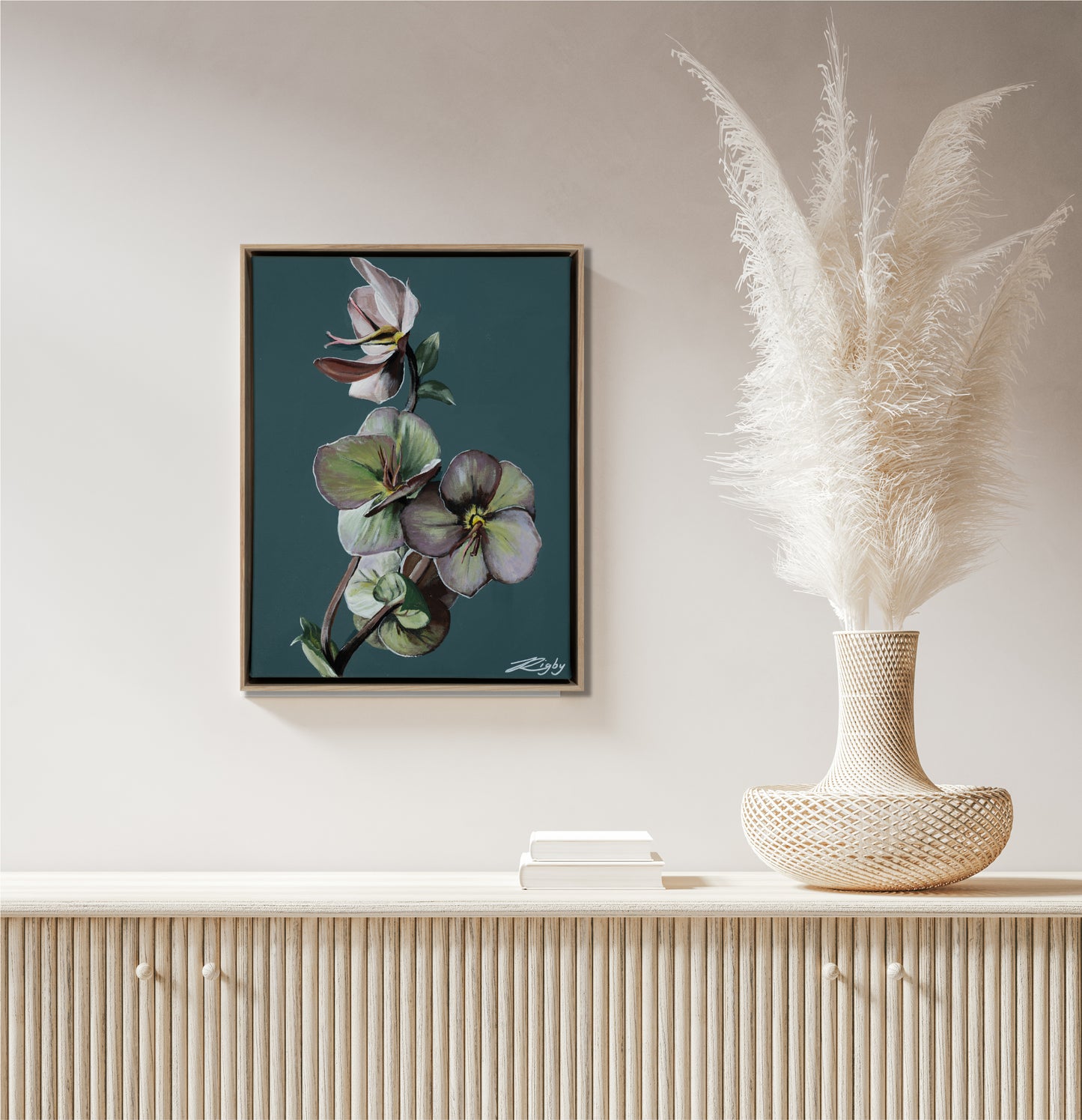 ELLEBORUM CAERULEUM ALTUS - Open Edition Print on Canvas