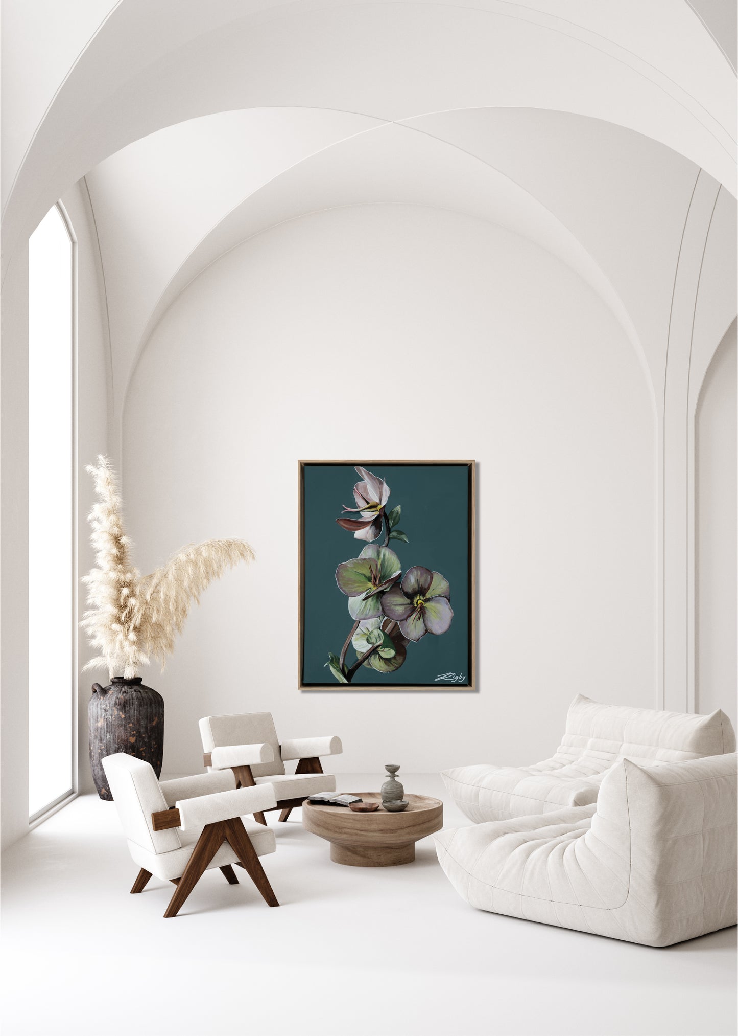ELLEBORUM CAERULEUM ALTUS - Open Edition Print on Canvas