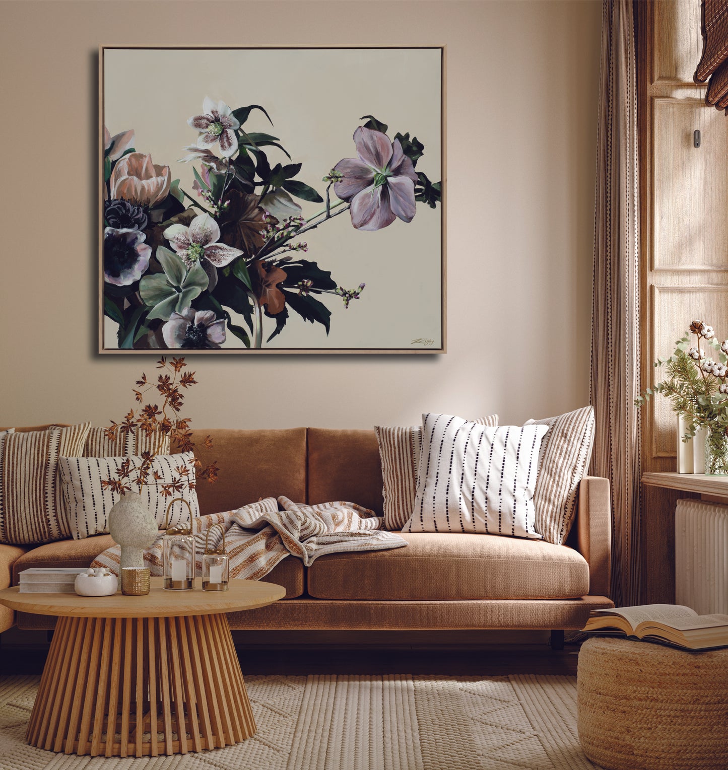 ELLEBORUM CREMA  - Open Edition Print on Canvas