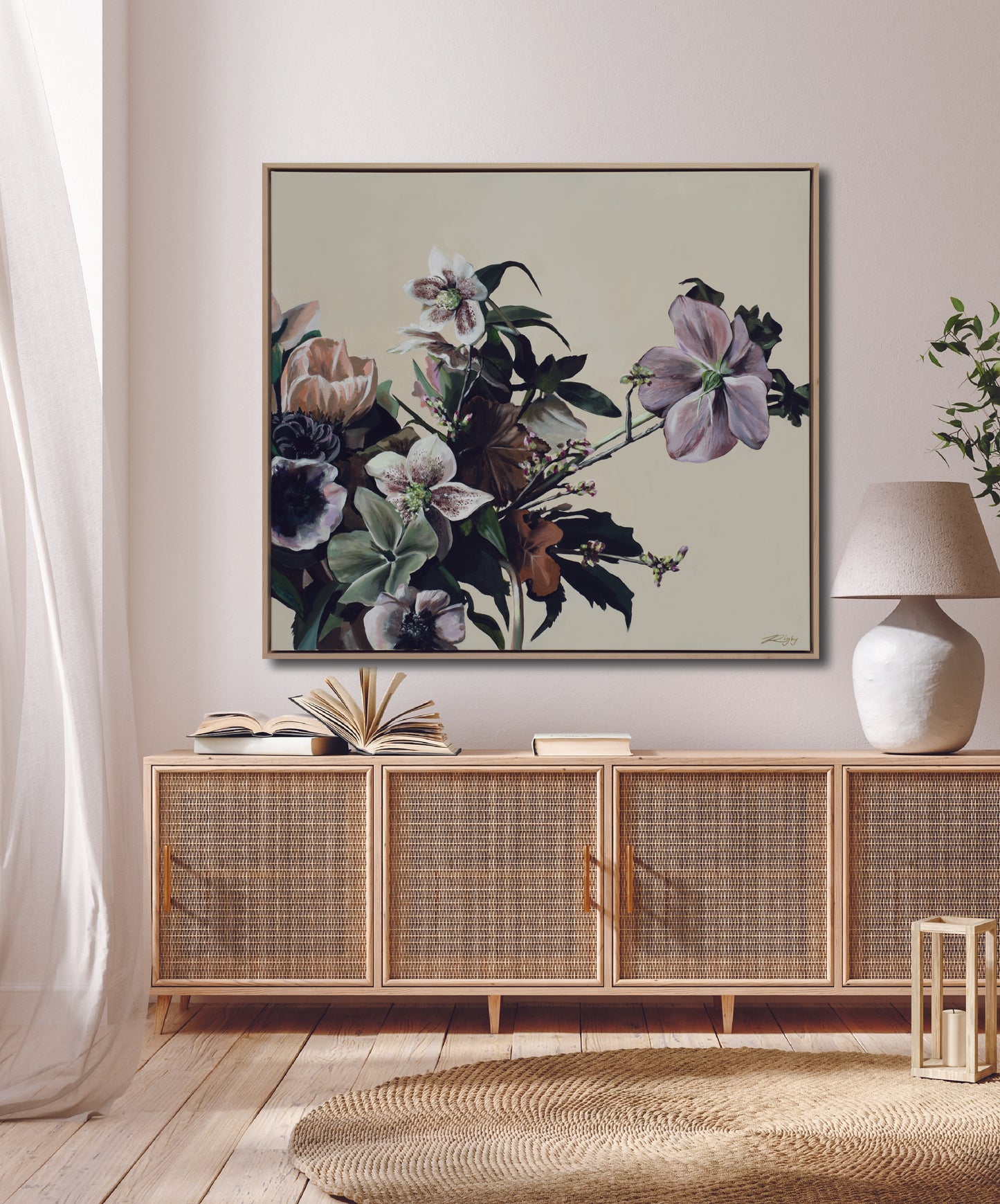 ELLEBORUM CREMA  - Open Edition Print on Canvas
