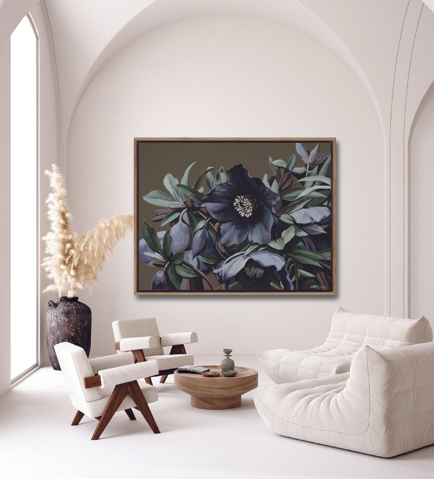 ELLEBORUM PURPURA  - Open Edition Print on Canvas