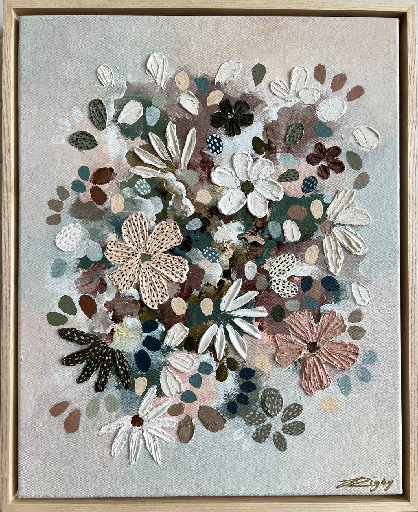 TEXTURA FLORE MINIMA #8 43cm x 53cm