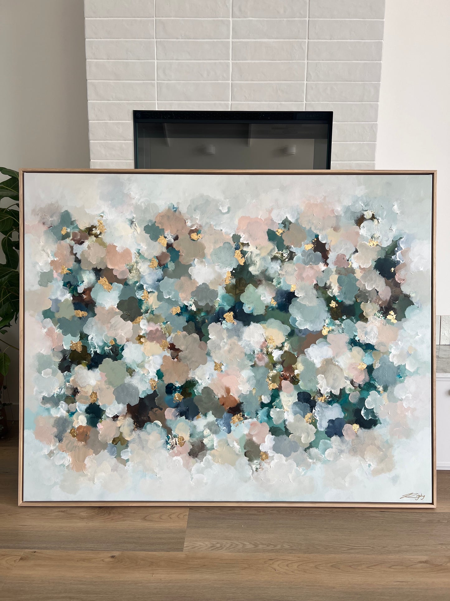 CAERULEAN NEBULA AURUM 155cm x 125cm