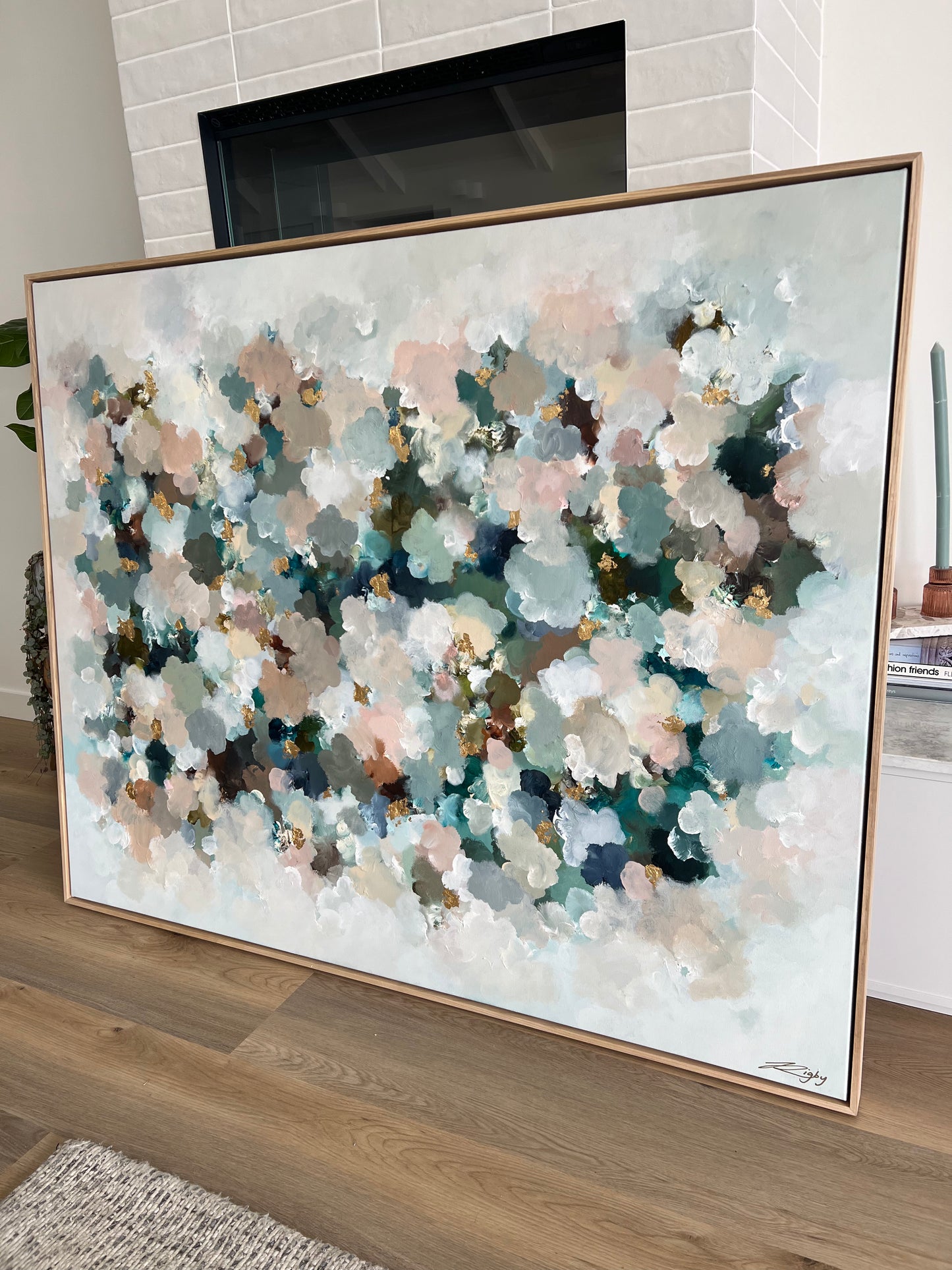 CAERULEAN NEBULA AURUM 155cm x 125cm