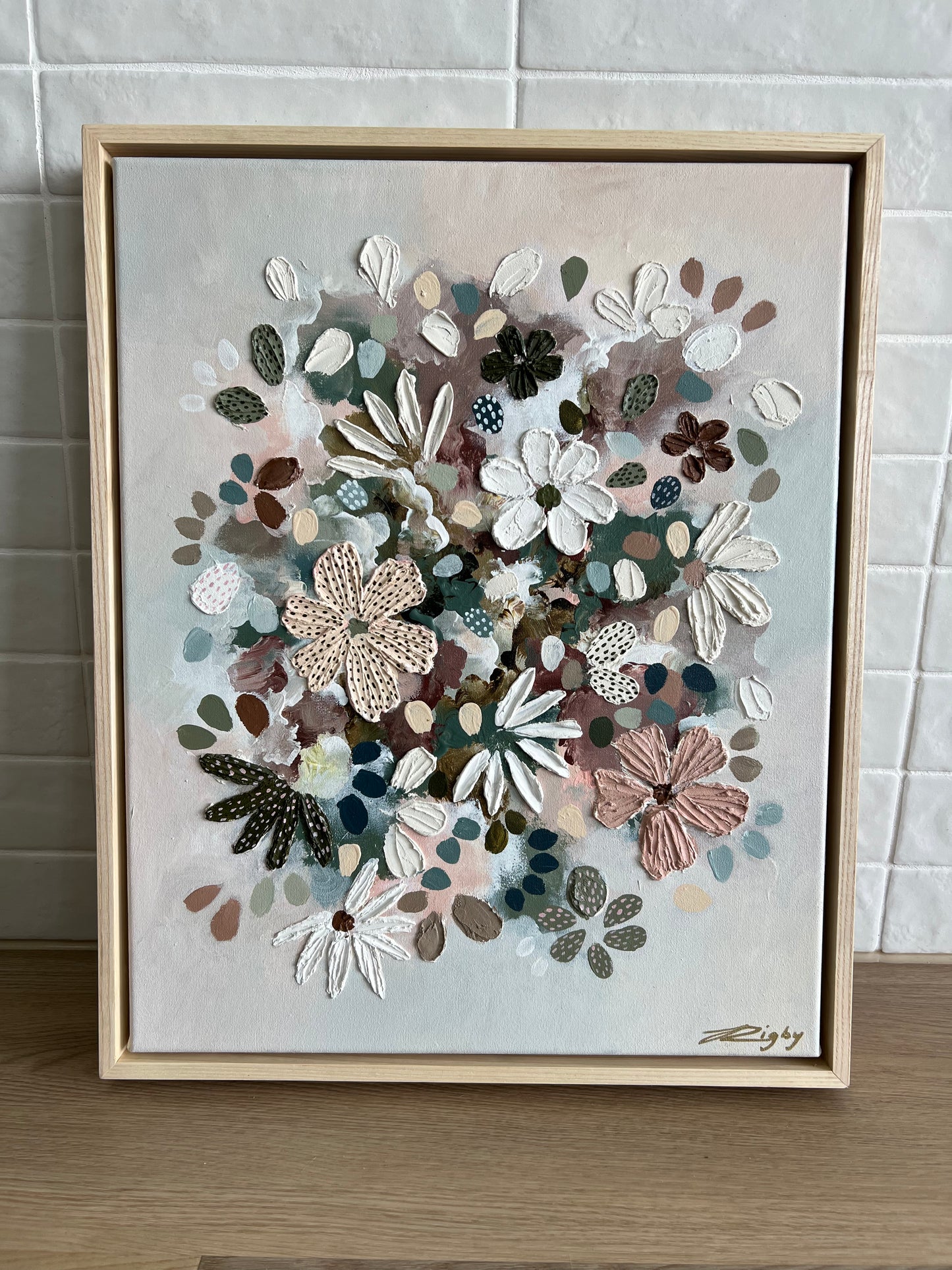 TEXTURA FLORE MINIMA #8 43cm x 53cm