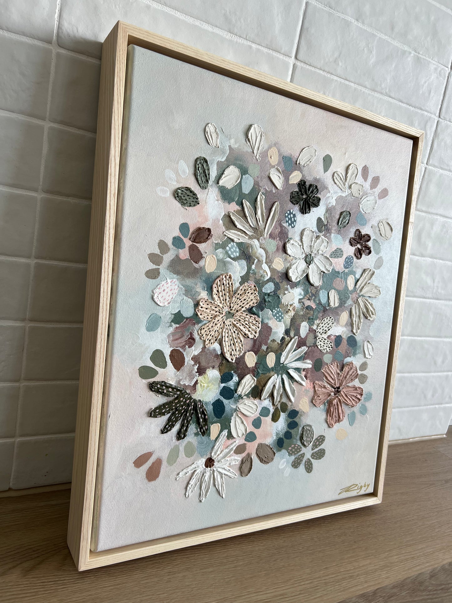 TEXTURA FLORE MINIMA #8 43cm x 53cm