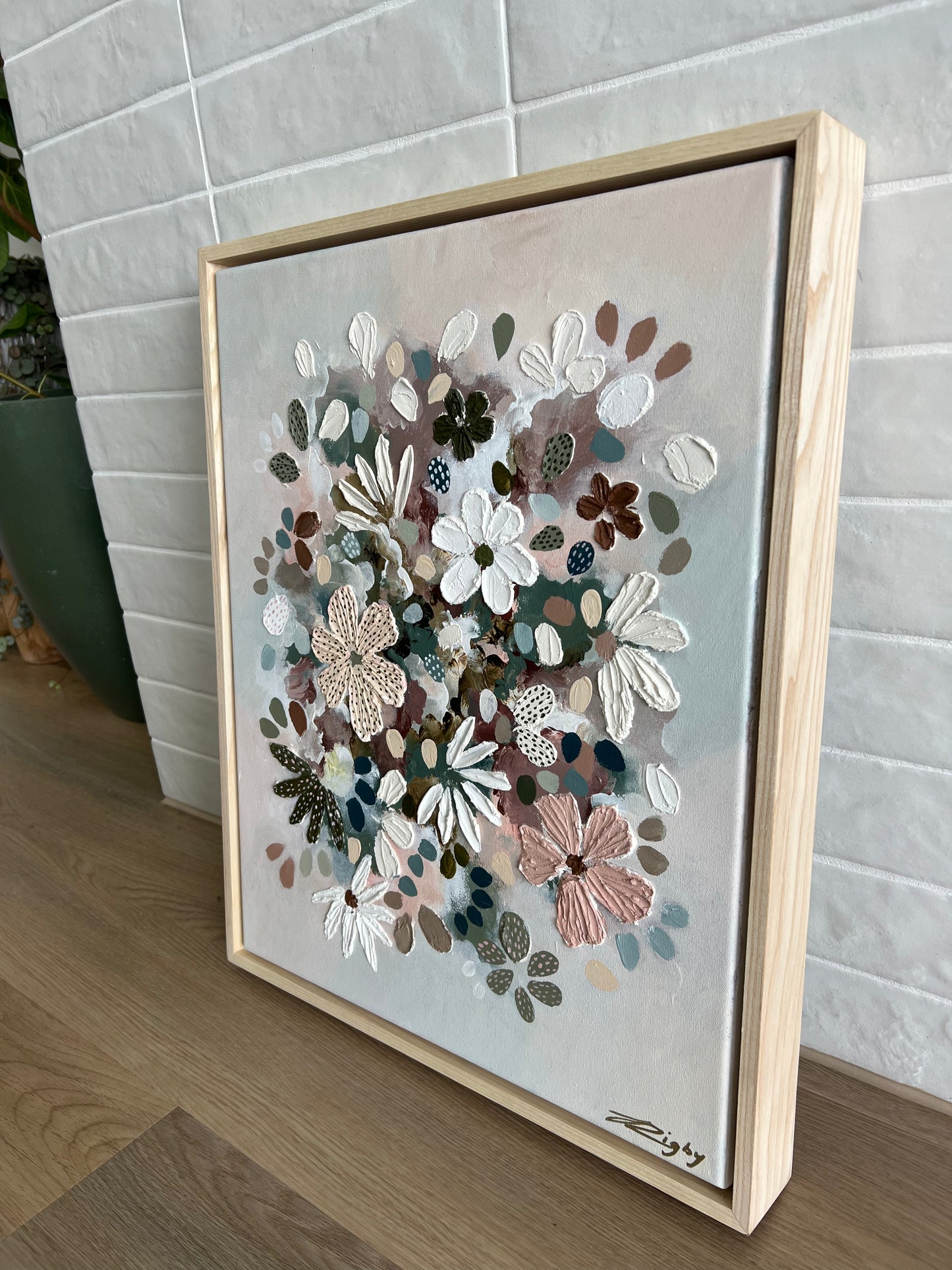 TEXTURA FLORE MINIMA #8 43cm x 53cm