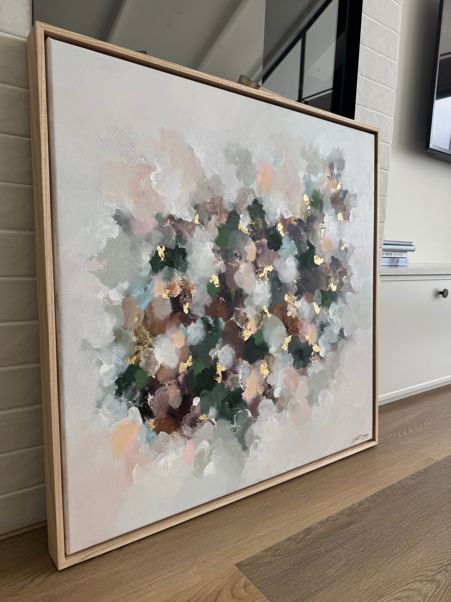 NEBULA VIRIDIS AURUM 79cm x 79cm