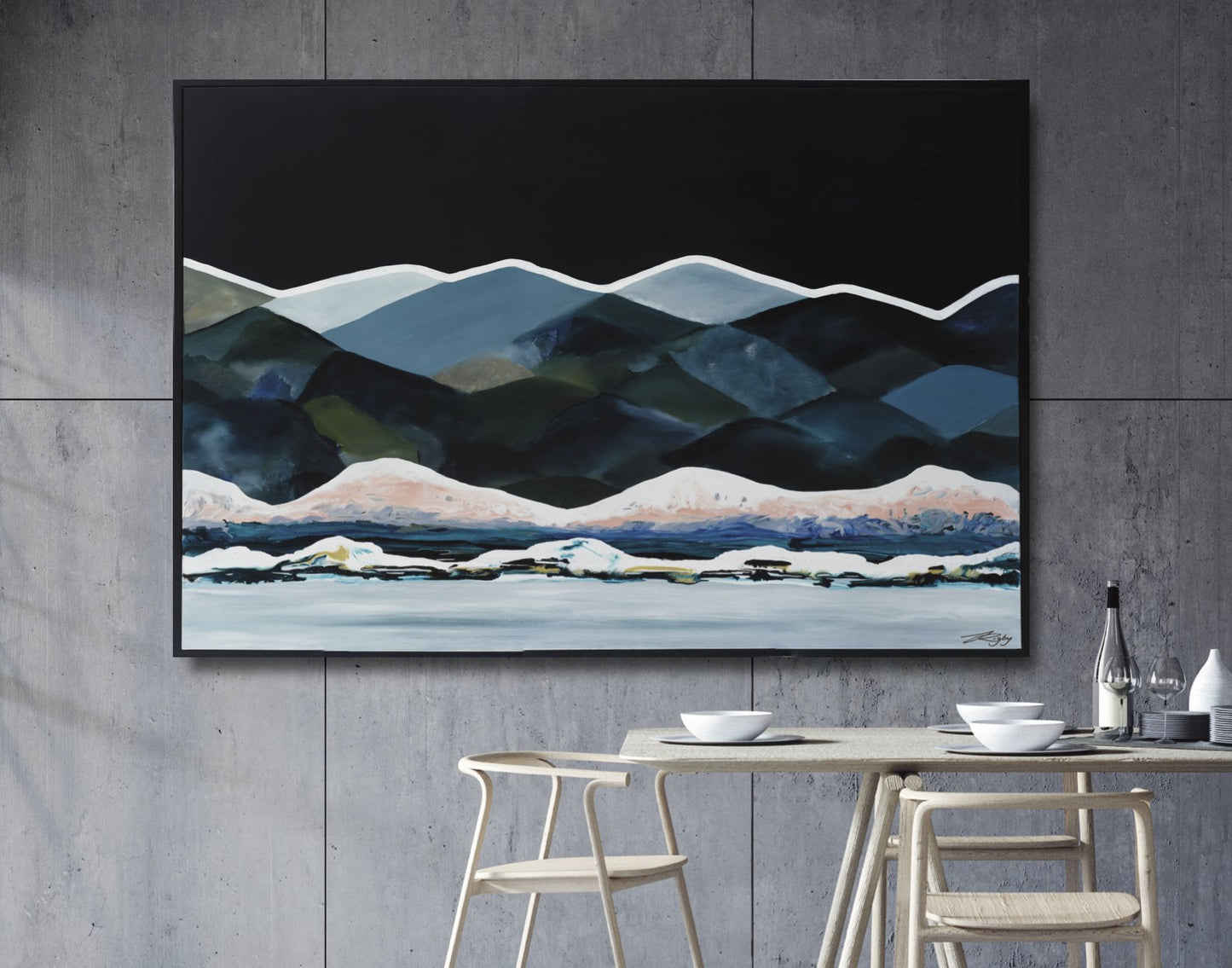 TENEBRIS DOMUM MONTEM - 155cm x 125cm