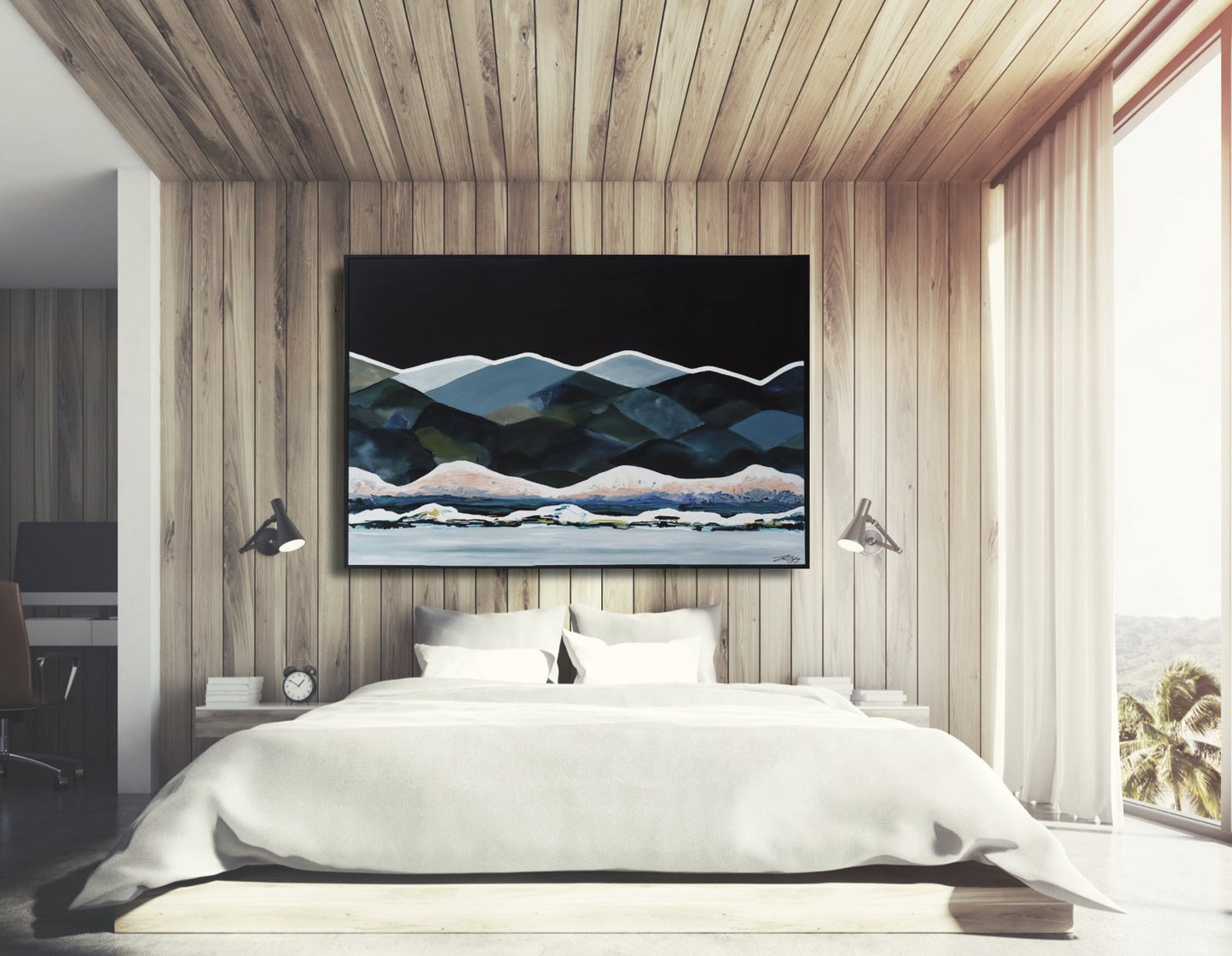 TENEBRIS DOMUM MONTEM - 155cm x 125cm