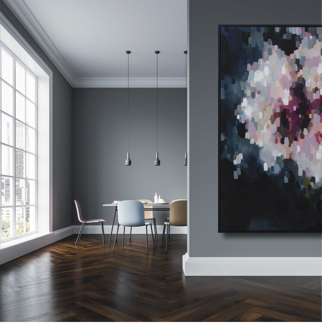 TENEBRIS FLOS - 155cm x 125cm
