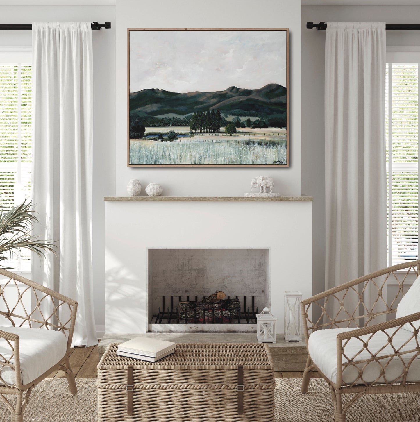 MACEDON RANGES #2 - 100cm x 85cm