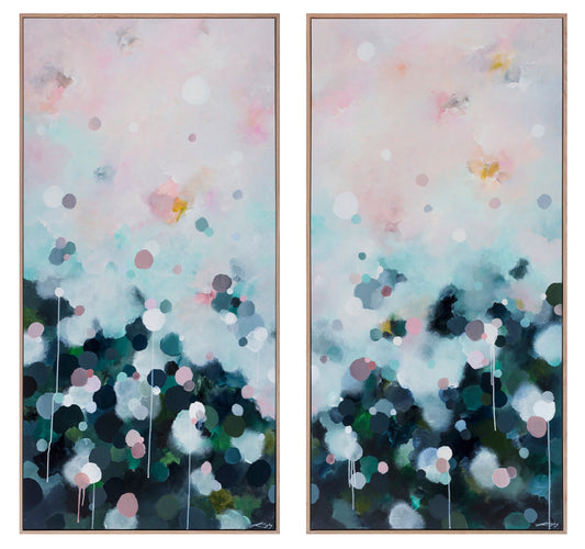 NEBULA HAZE - Diptych                                            79cm x 155cm each