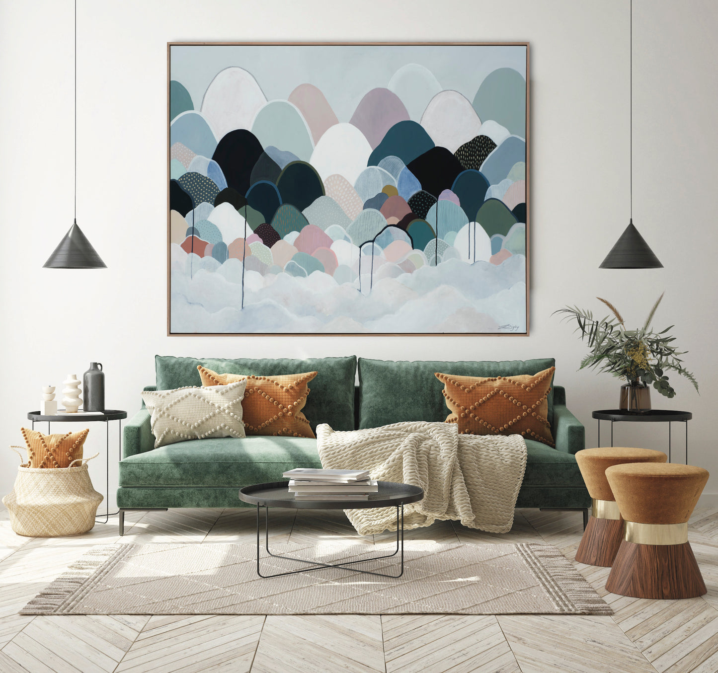 ORNATA BOREALIS MONTEM - Open Edition Print on Canvas