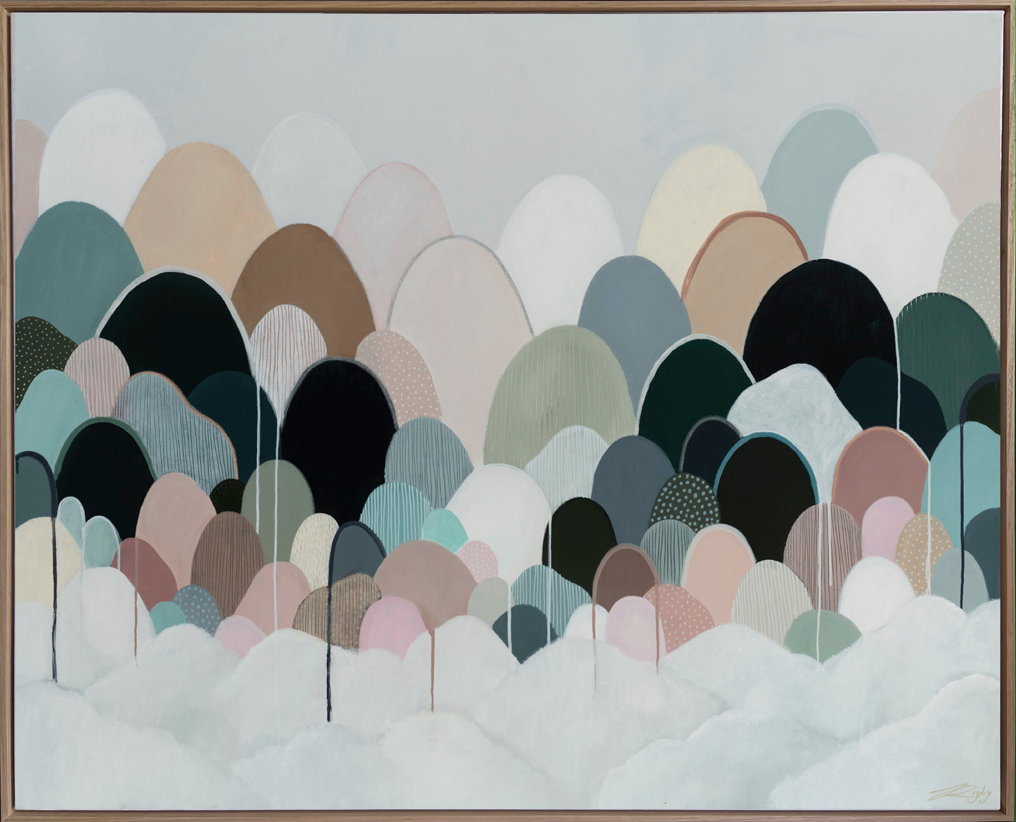SILENTUS MONTEM OTIO - Open Edition Print on Canvas