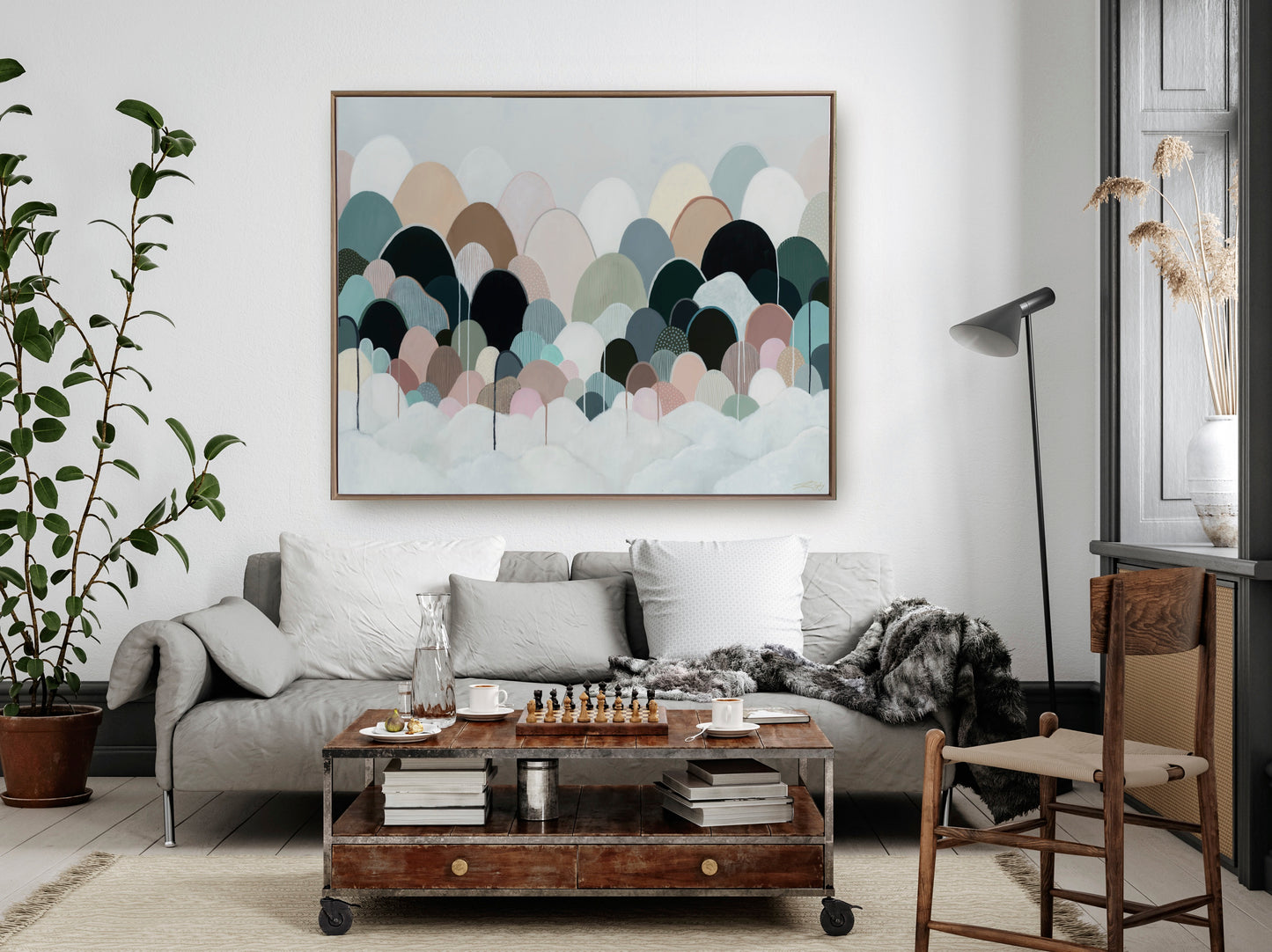 SILENTUS MONTEM OTIO - Open Edition Print on Canvas