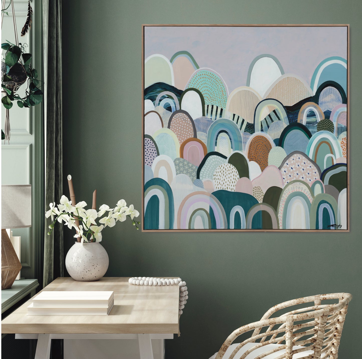 SOLIS MONTEM ORNATA - Open Edition Print on Canvas