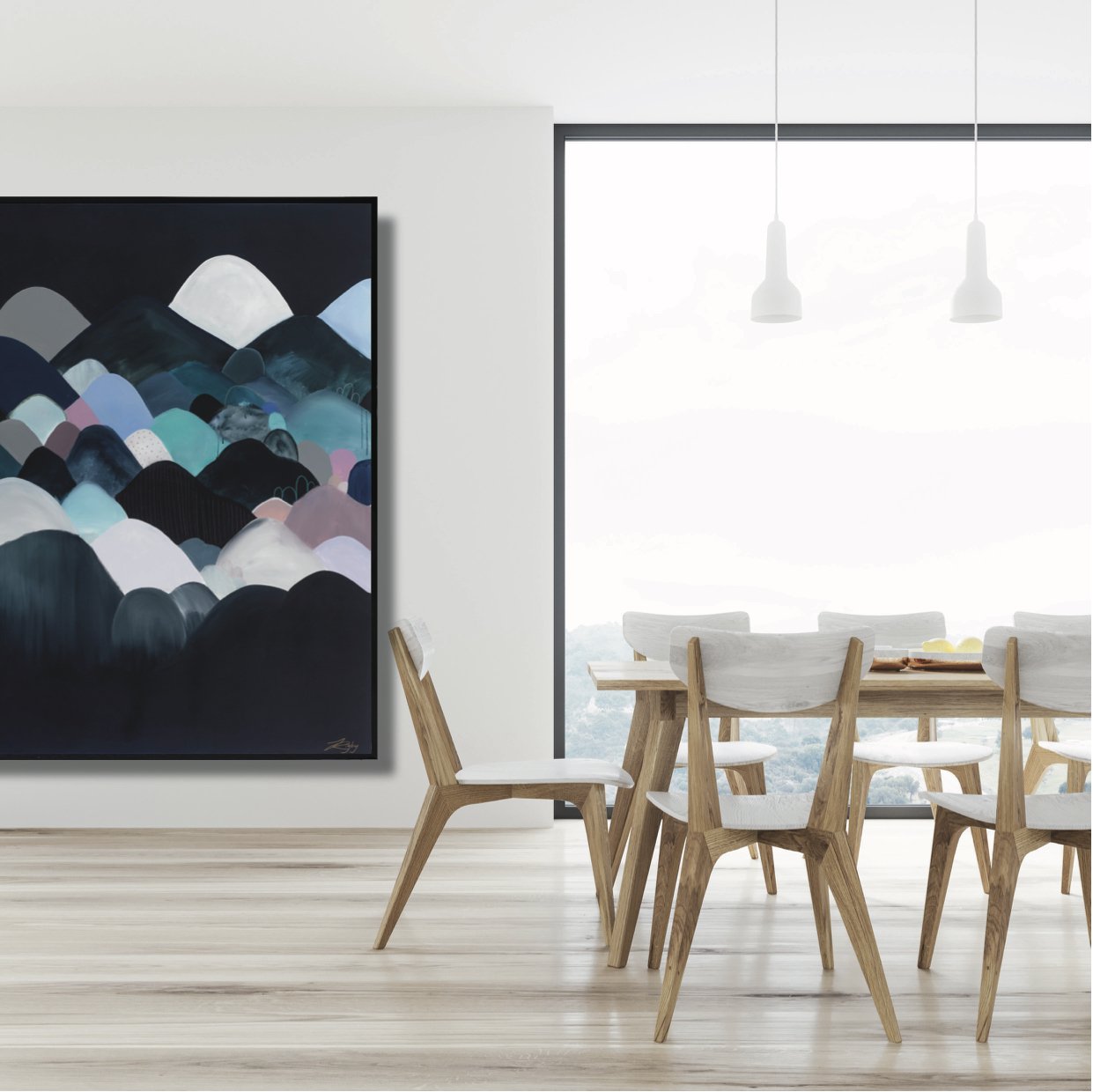 TENEBRIS SILENTUS MONTEM - 200cm x 160cm