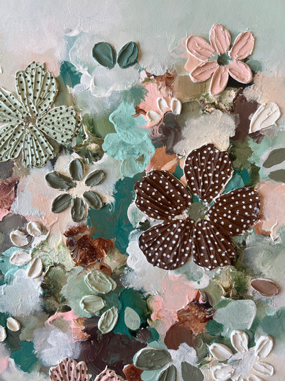 Textura Flore Animus #1 - 53cm x 53cm