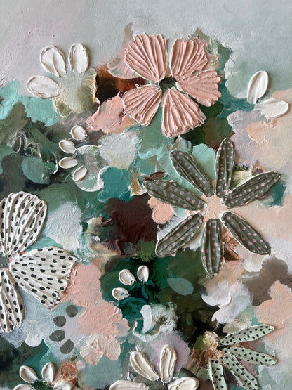 Textura Flore Animus #2- 53cm x 53cm