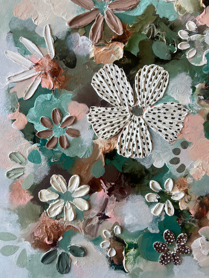 Textura Flore Animus #2- 53cm x 53cm
