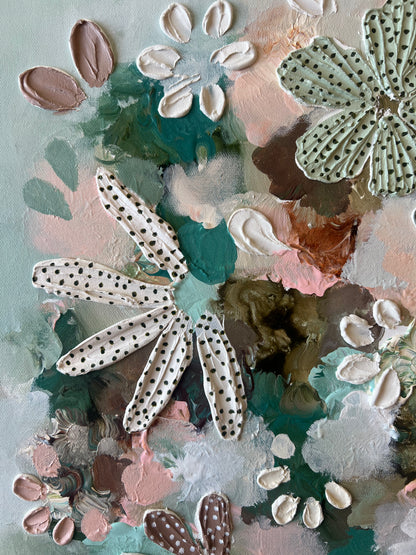 Textura Flore Animus #1 - 53cm x 53cm