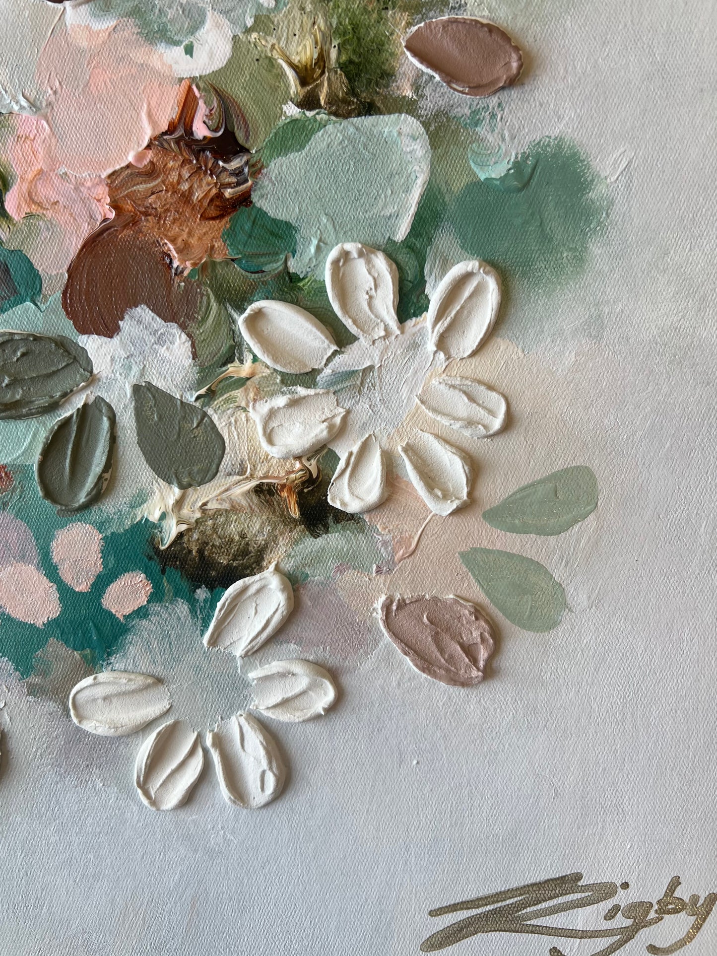 Textura Flore Animus #1 - 53cm x 53cm