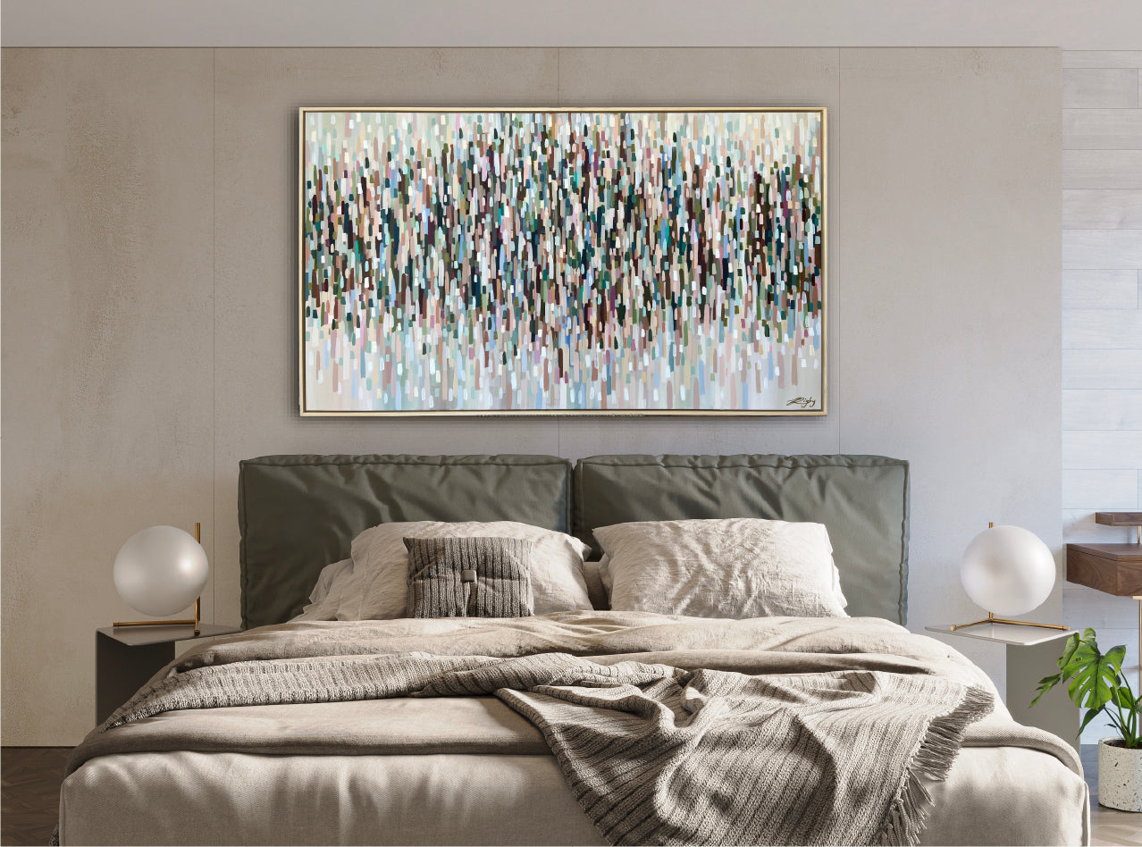 Flos Series Clara, Melbourne, original art, Jessie Rigby, Abstract, Macedon Ranges, Australian Artist