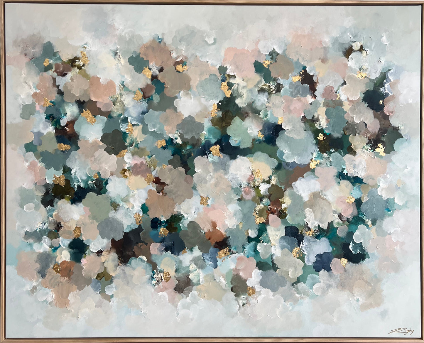 CAERULEAN NEBULA AURUM 155cm x 125cm