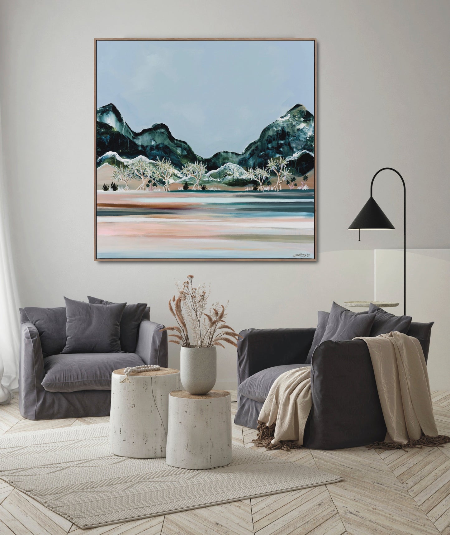 PARADISO MONTEM-  125cm x 125cm