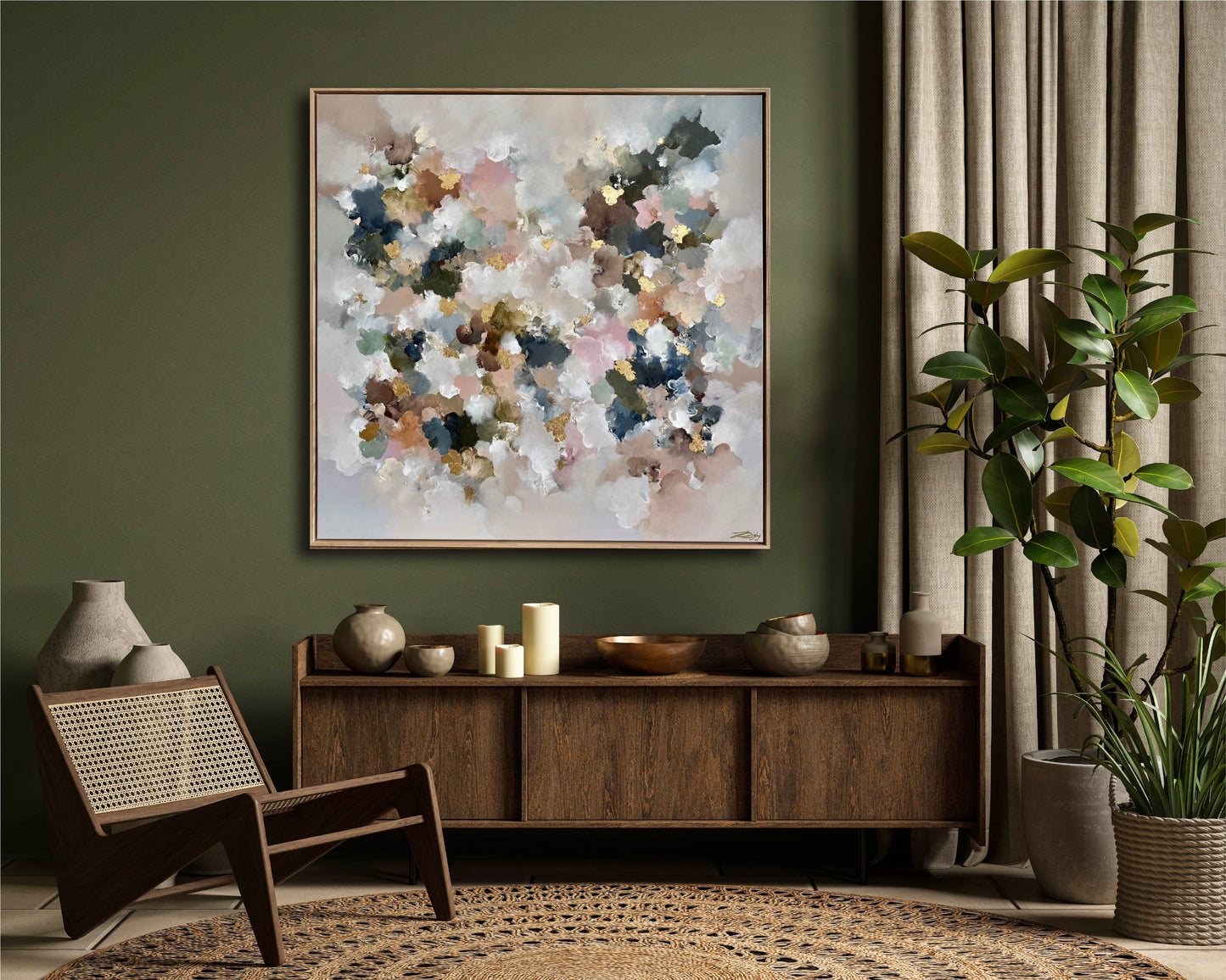 NEBULA CAERULEUM AURUM 125cm 125cm