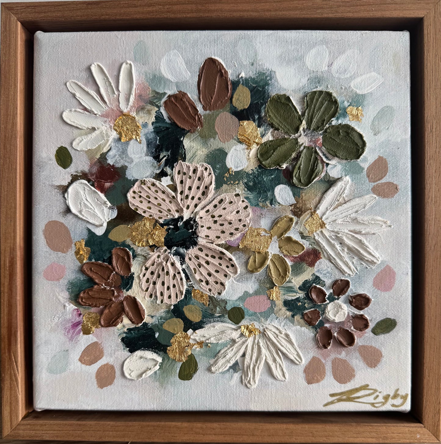 TEXTURA FLORE MINIMA #4 23cm x 23cm