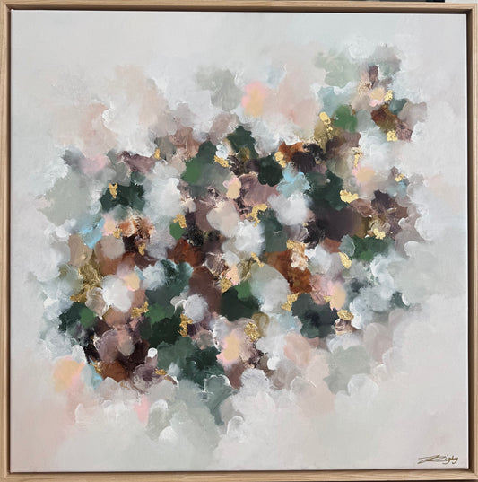 NEBULA VIRIDIS AURUM 79cm x 79cm