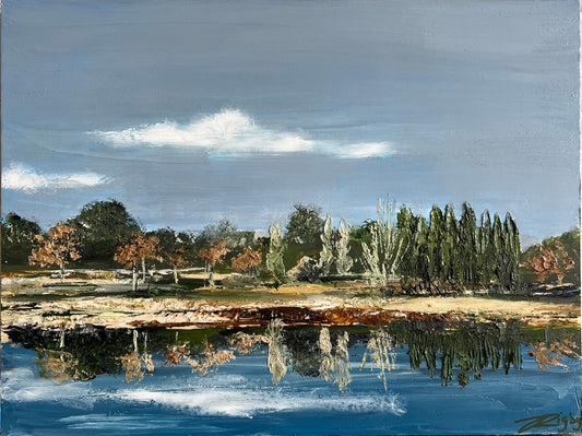 LAVENDER FARM 40cm x 30cm