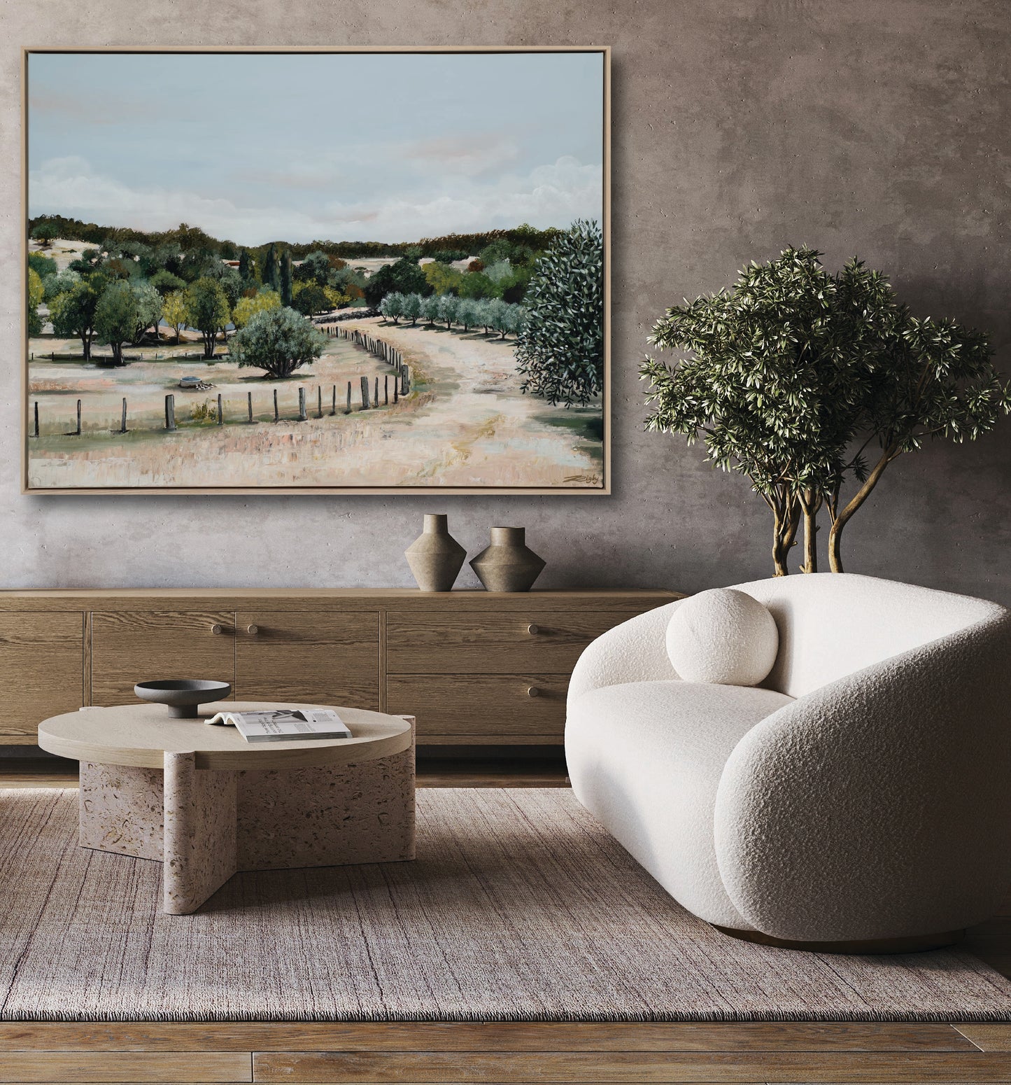 Lavender Farm  - Open Edition Print on Canvas