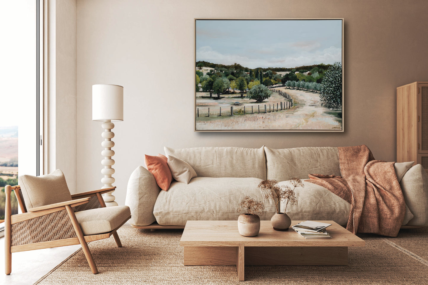 Lavender Farm  - Open Edition Print on Canvas