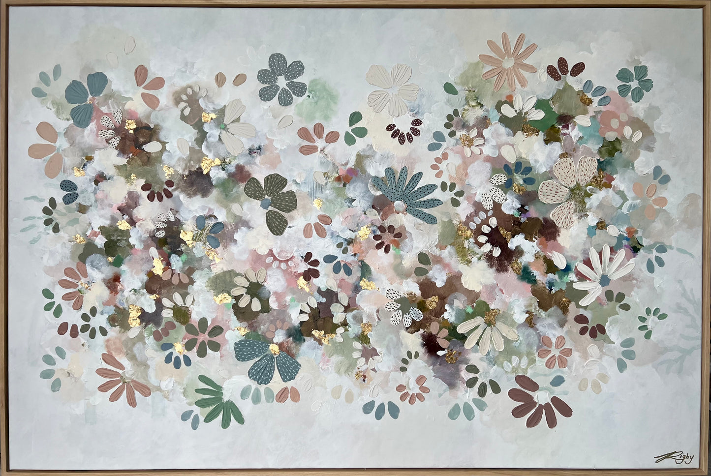 Textura Flora, Melbourne, original art, Jessie Rigby, Abstract, Macedon Ranges, Australian Artist, Floral