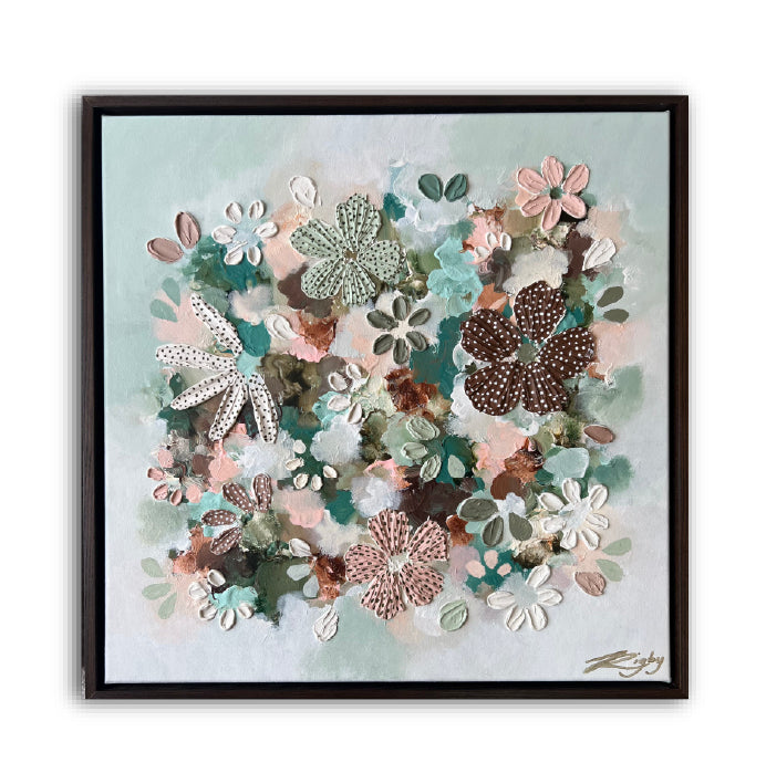 Textura Flore Animus #1 Artwork Melbourne original art, by Jessie Rigby. Macedon Ranges. Australian Artist. Abstract. 