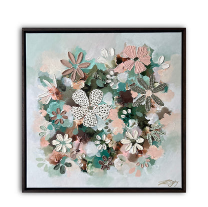 Textura Flore Animus #2 Artwork Melbourne original art, by Jessie Rigby. Macedon Ranges. Australian Artist. Abstract.