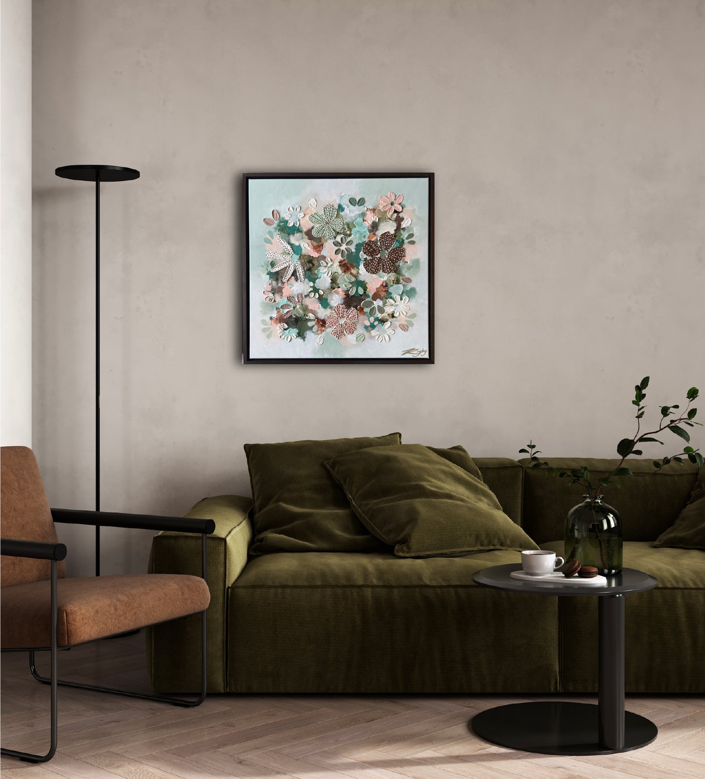 Textura Flore Animus #2 Artwork Melbourne original art, by Jessie Rigby. Macedon Ranges. Australian Artist. Abstract. 