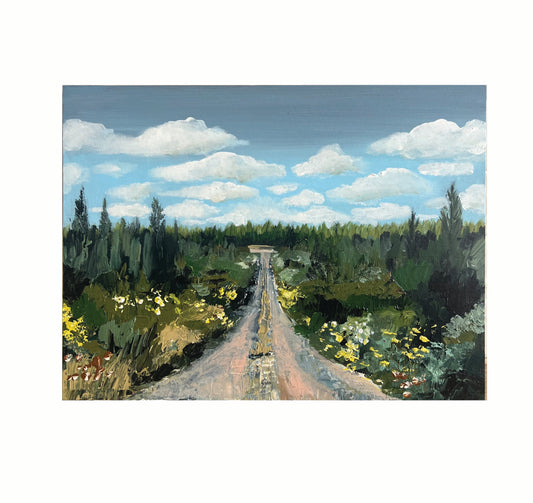 Taking a Drive through the Pine Forest