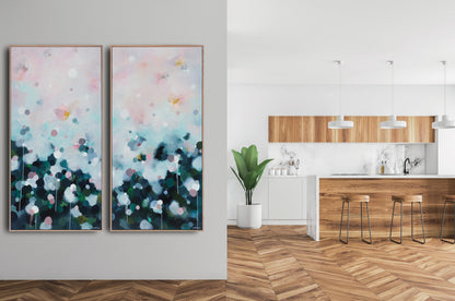 NEBULA HAZE - Diptych                                            79cm x 155cm each