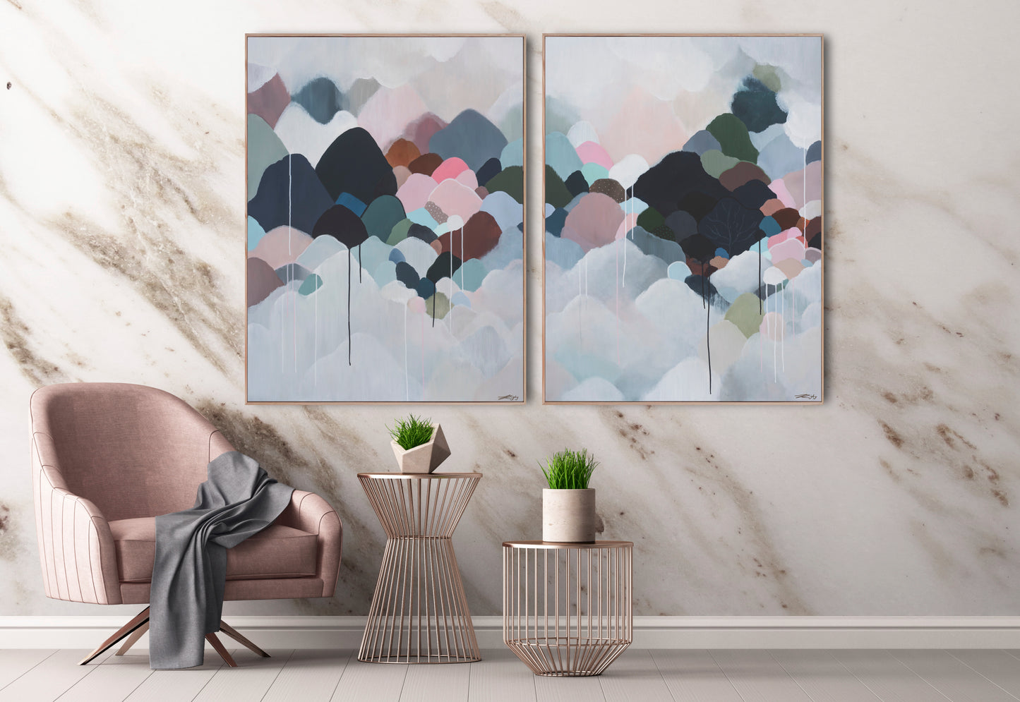 AUTUMNA MONTEM - DIPTYCH - Limited Edition Print on Canvas