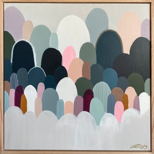 CLARA MONTEM MINIMA #10  53cm x 53cm