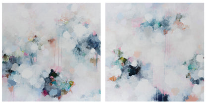 AQUA NEBULA #2 - Limited Edition Print on Paper/Diptych (Pair)