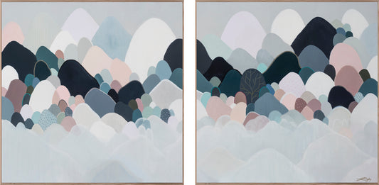 MELIORUM MONTEM DIPTYCH/PAIR - Open Edition Print on Canvas